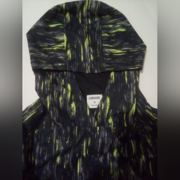 Gymshark Reflective Nonstop Cropped Hoodie Logo Long Sleeve Size Xs - Picture 9 of 12